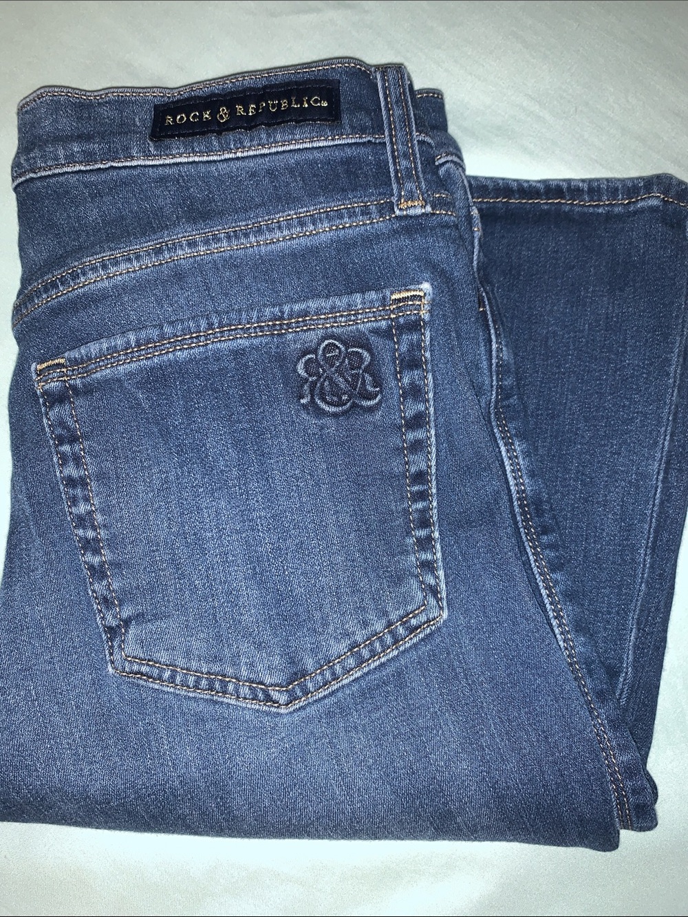 Rock & Republic Women's Dark Blue Bootcut Jeans